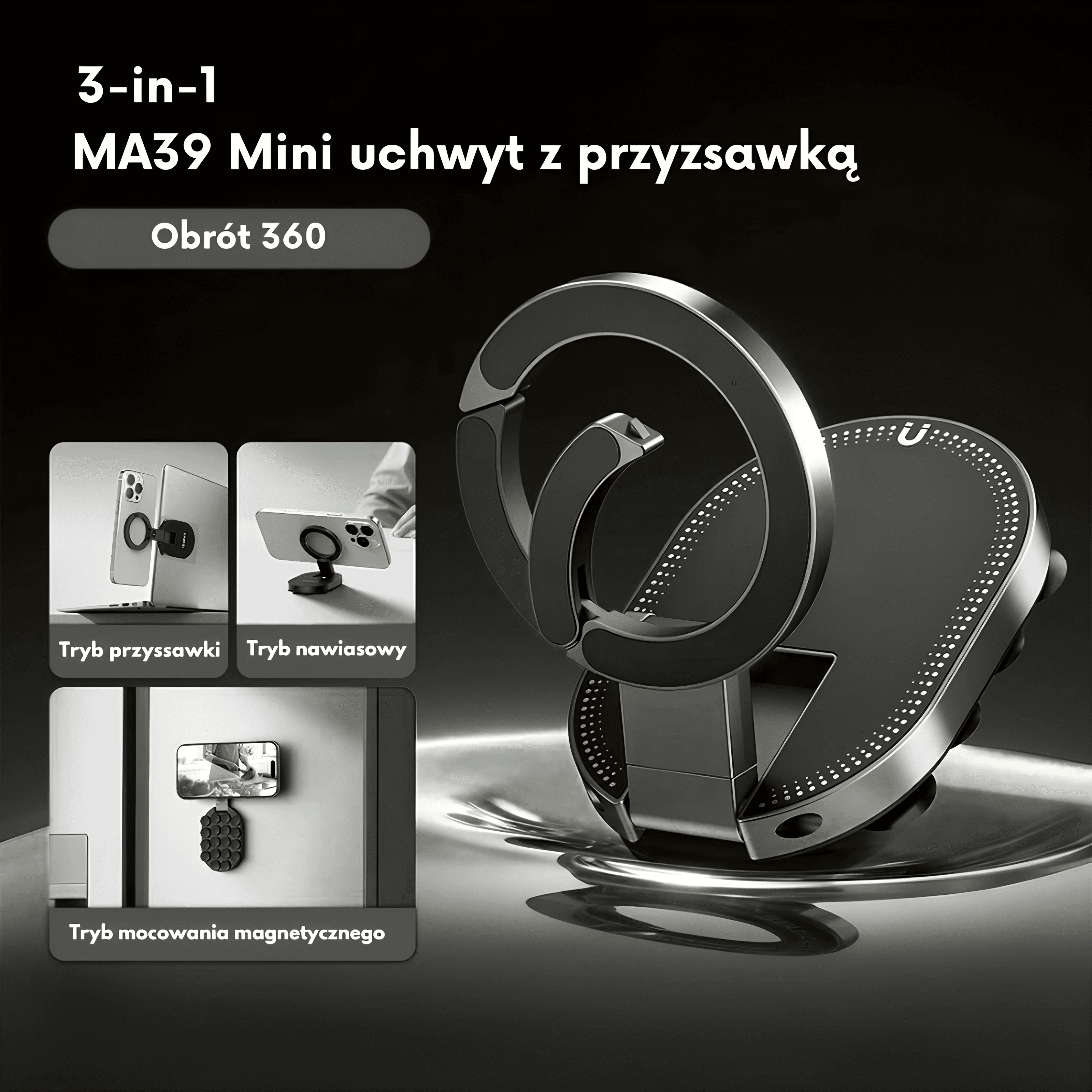 MA39 Mini uchwyt 3w1