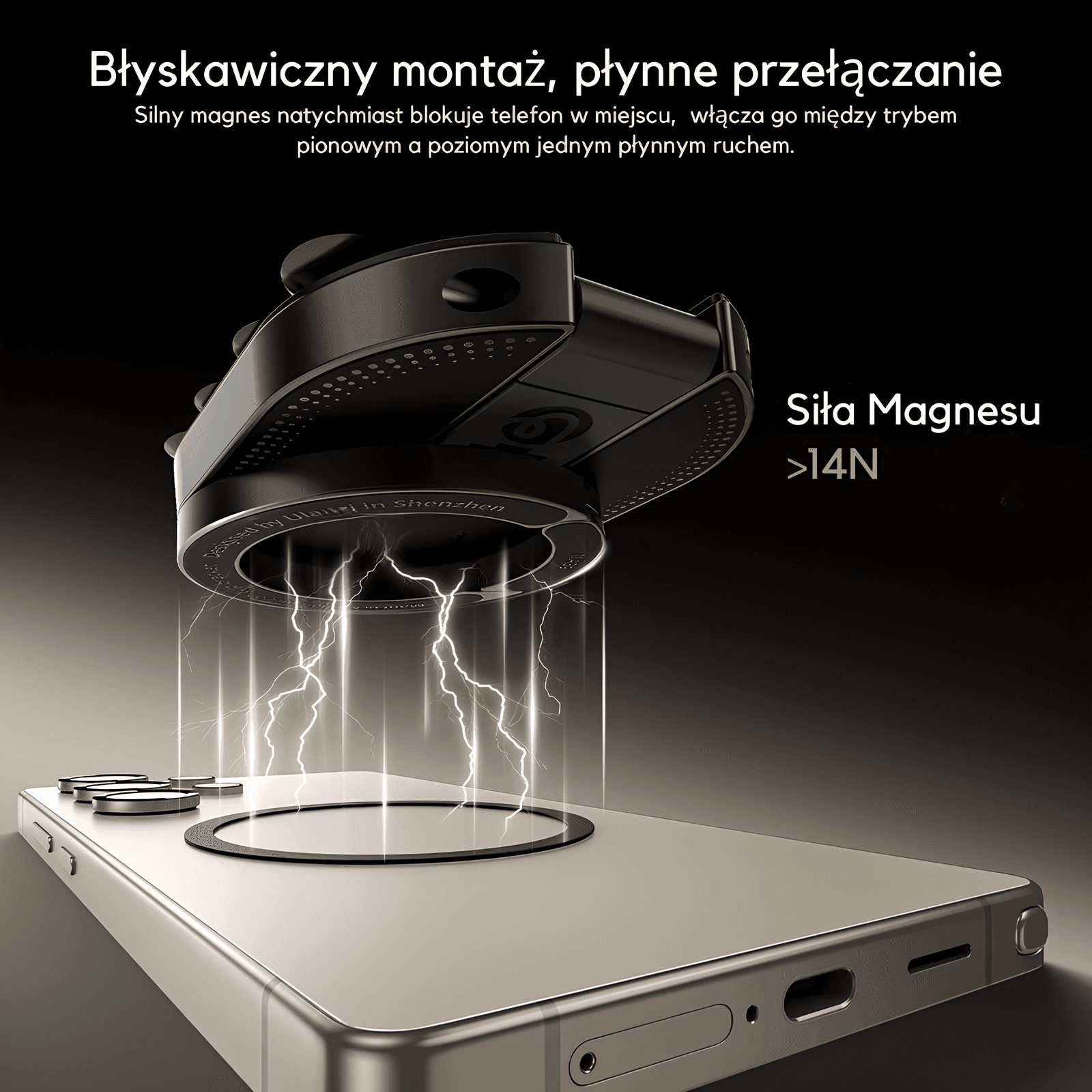 Mini uchwyt MagSafe 3w1