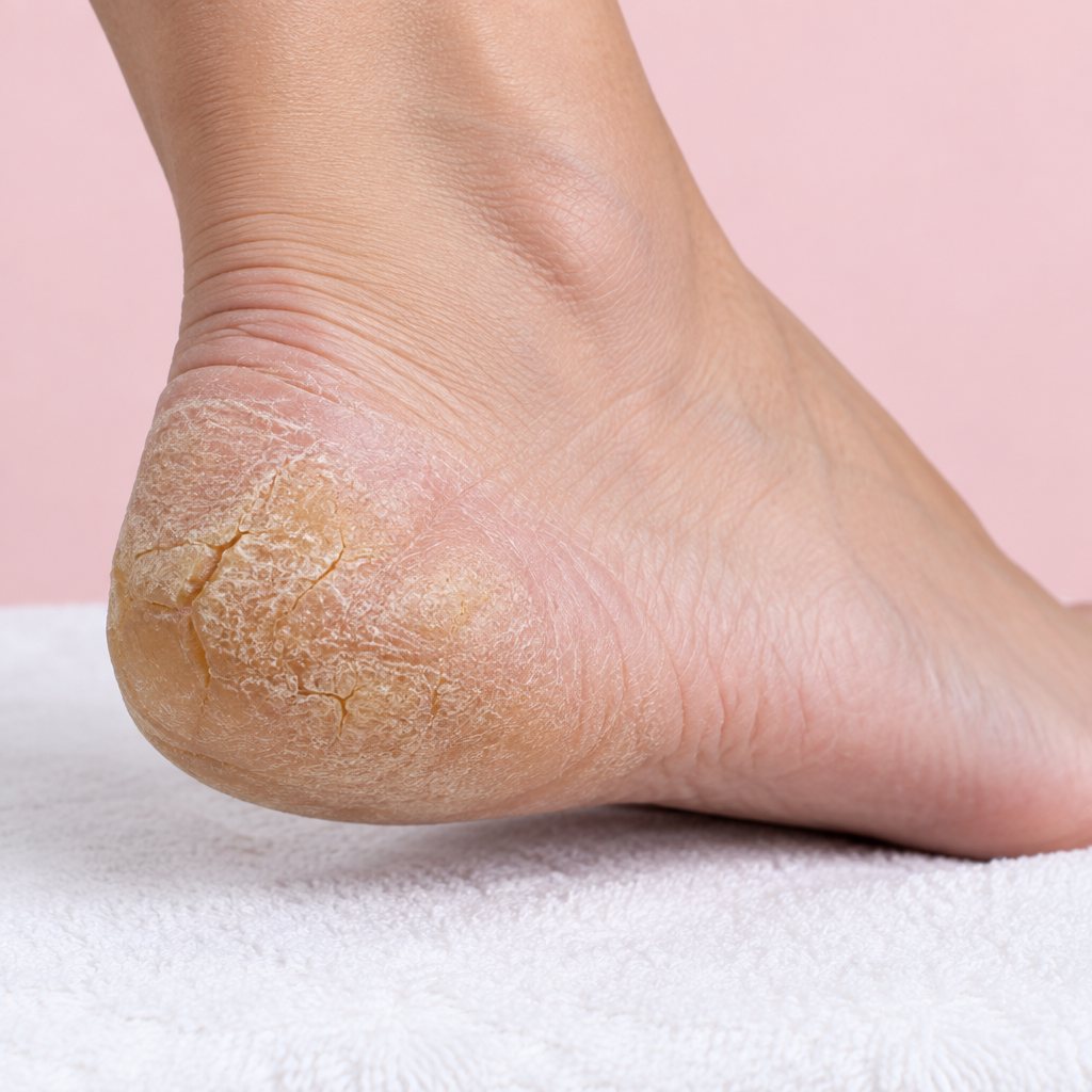 Pięta przed użyciem Cliqo